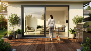 woman wonders how to Secure Sliding Glass Doors
